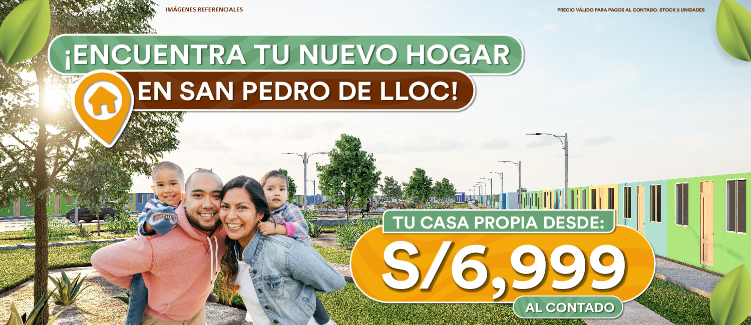 Tu nuevo hogar en San Pedro de Lloc